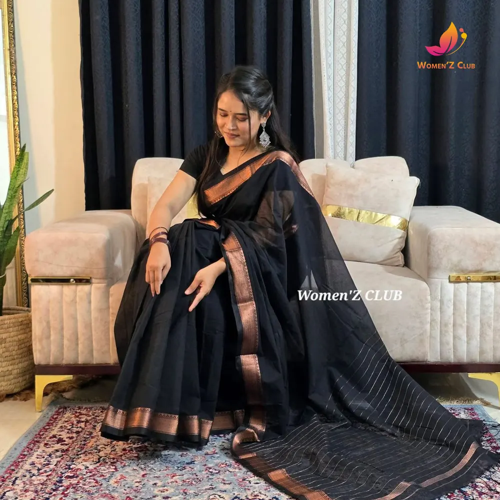 Aarong Cotton Saree - Image 2