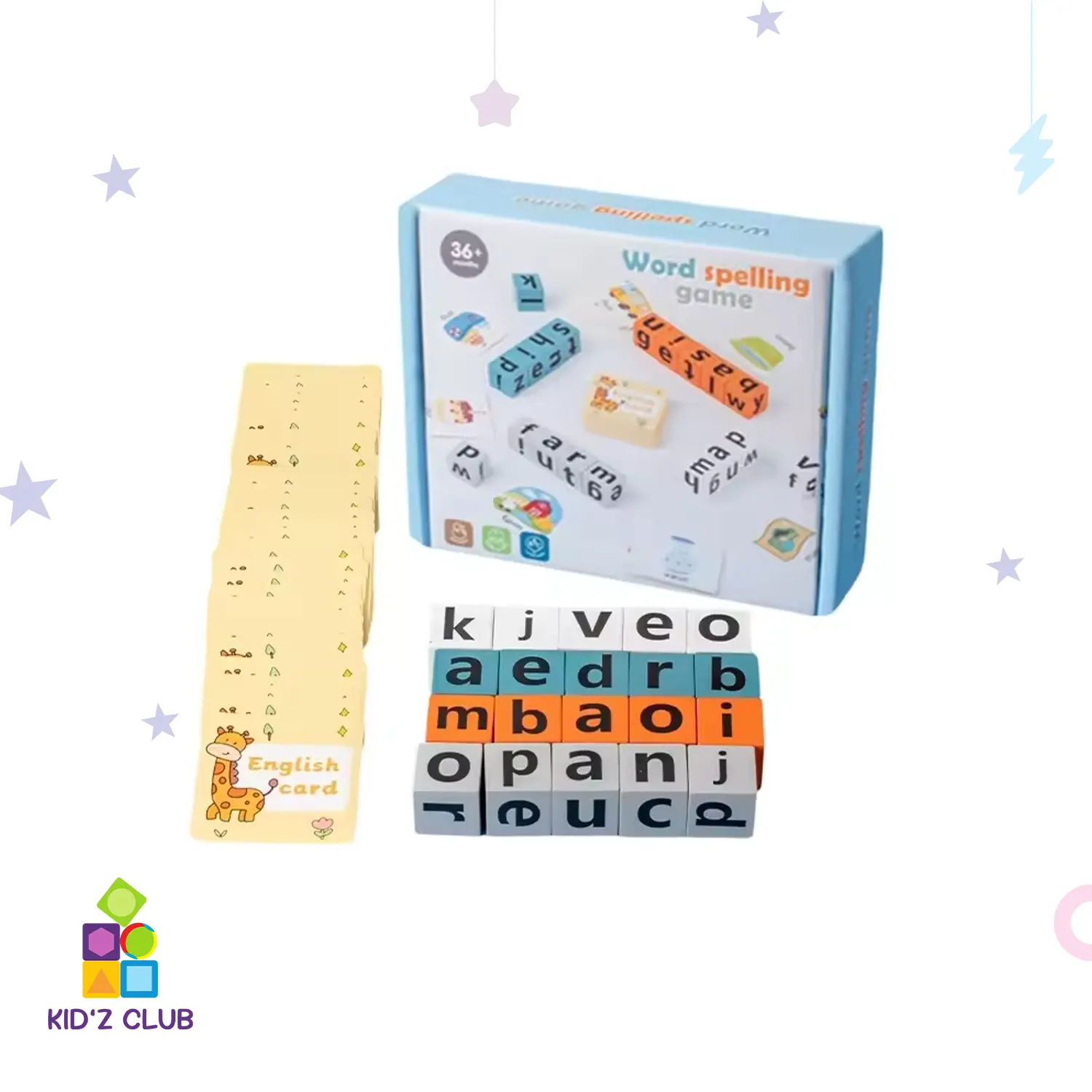 Montessori Alphabet Spelling Blocks - Alphabet Blocks Toy